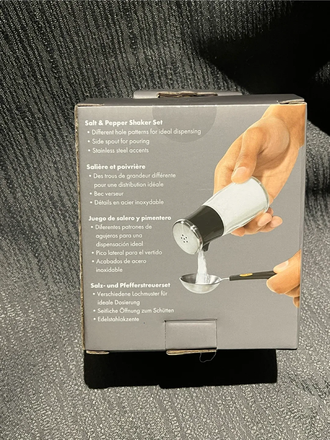 OXO SoftWorks Salt & Pepper Shaker Set - New in Box image indicator(2)