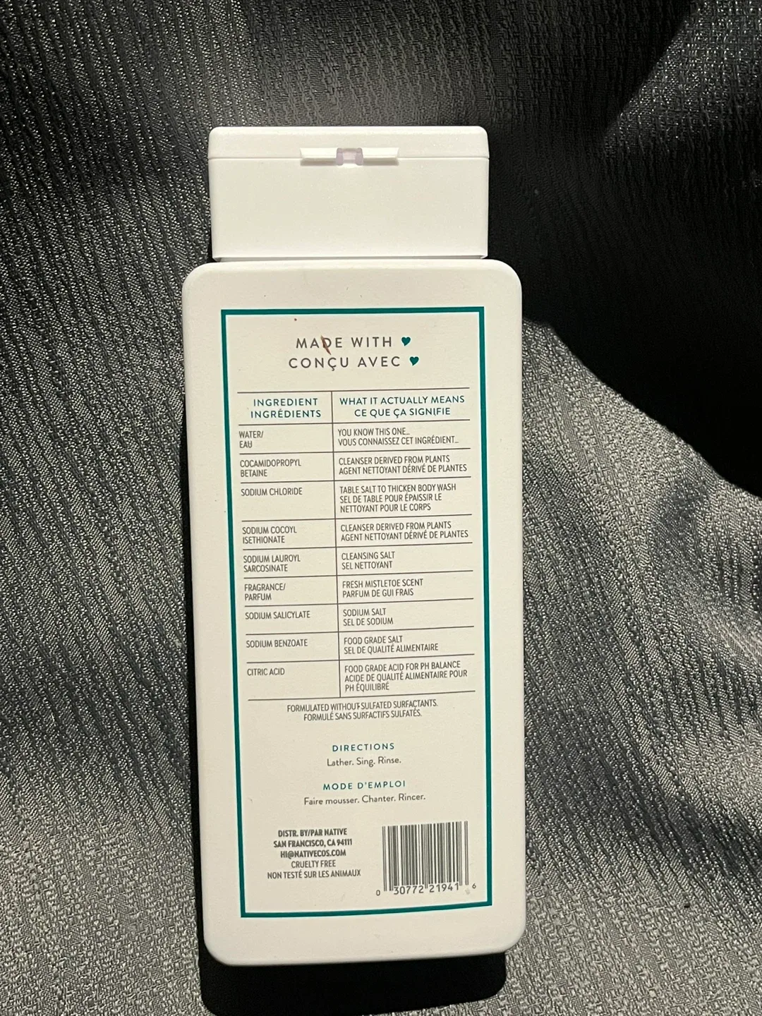 Native Fresh Mistletoe Body Wash, 532 mL image indicator(2)