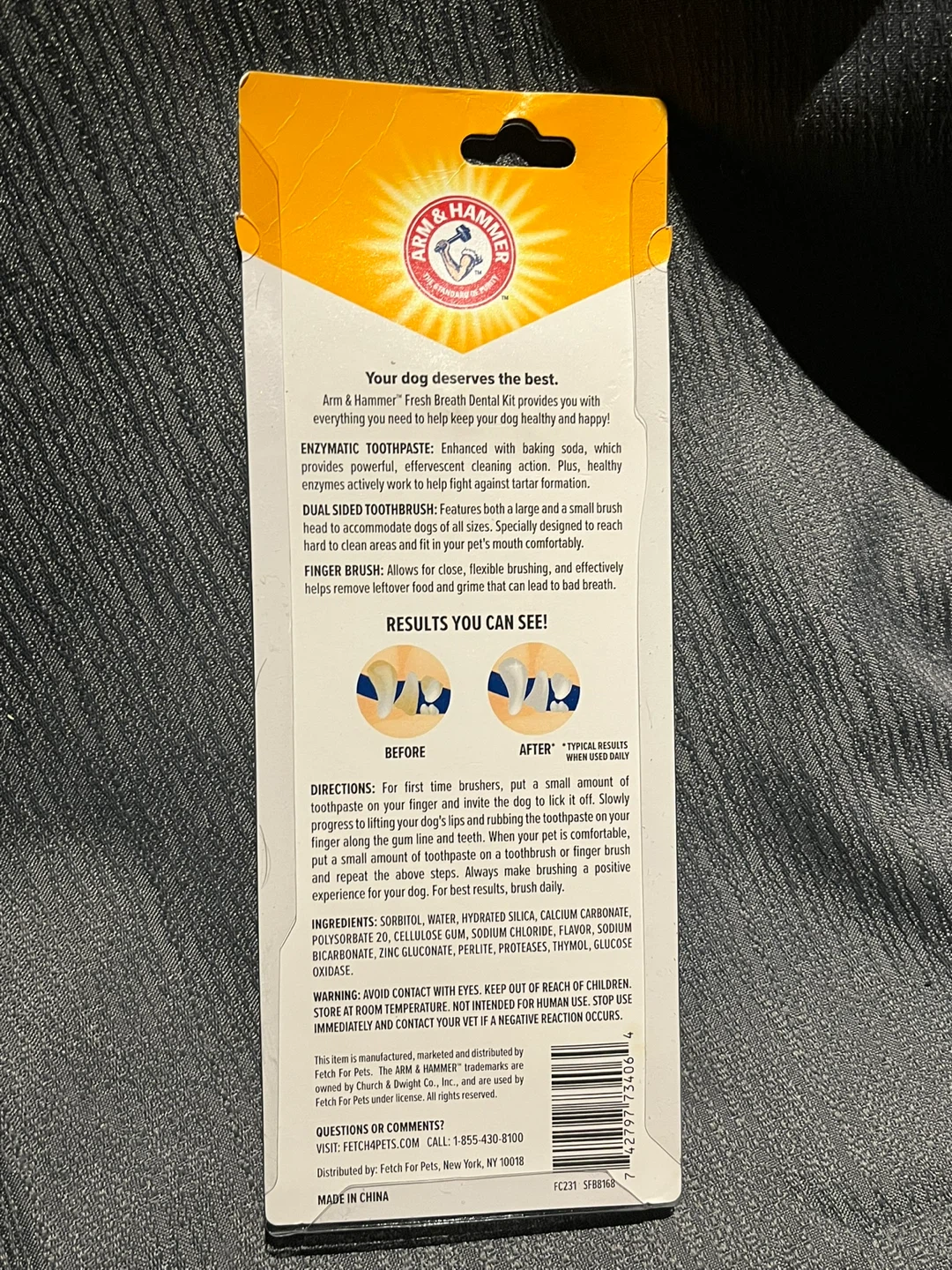 Arm & Hammer Fresh Breath Dental Kit for Dogs - photo 3