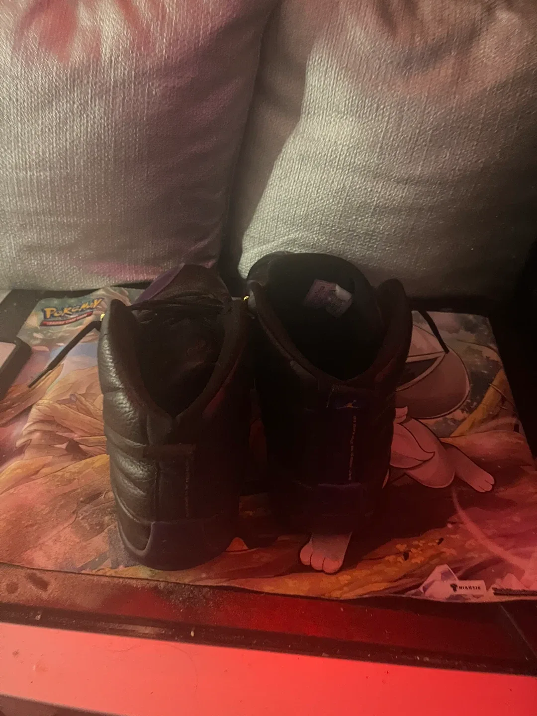 Air Jordan 12 Retro Black/Purple, Size 13 US image indicator(6)