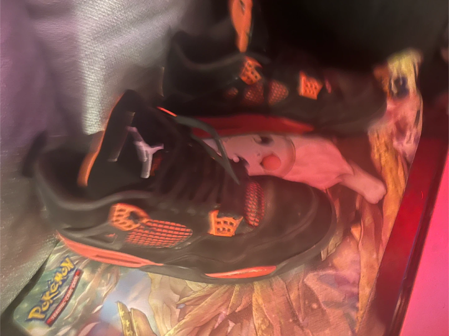 Air Jordan 4 Retro red thunders size 13 broken strap - photo 5