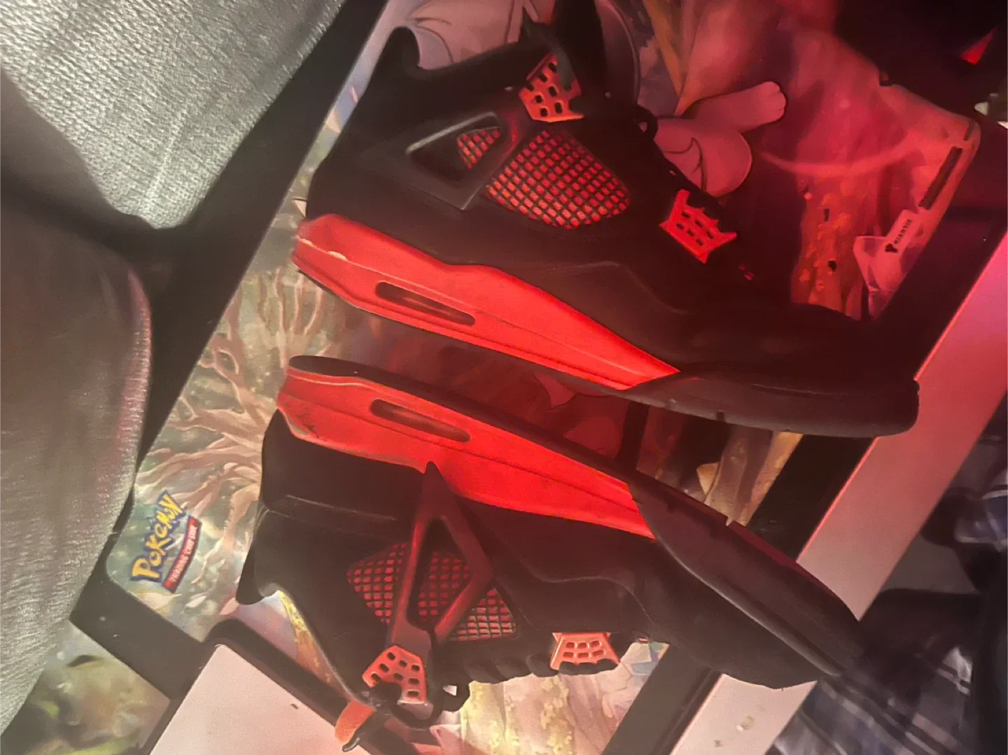 Air Jordan 4 Retro red thunders size 13 broken strap image indicator(4)