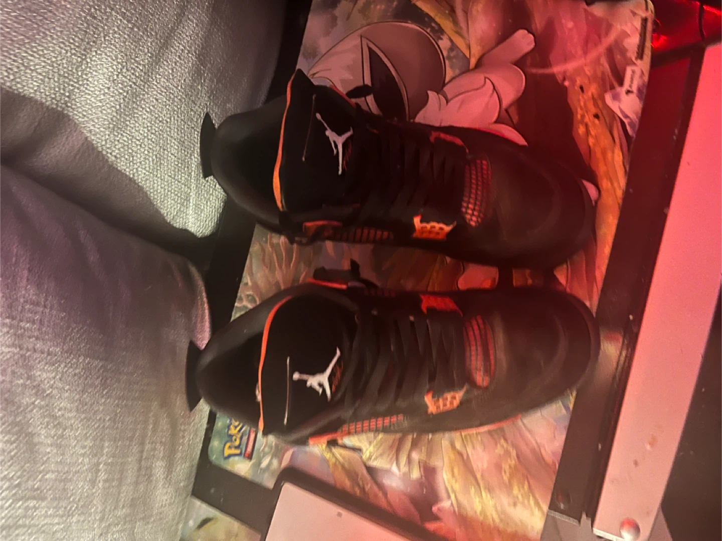 Air Jordan 4 Retro red thunders size 13 broken strap - photo 2