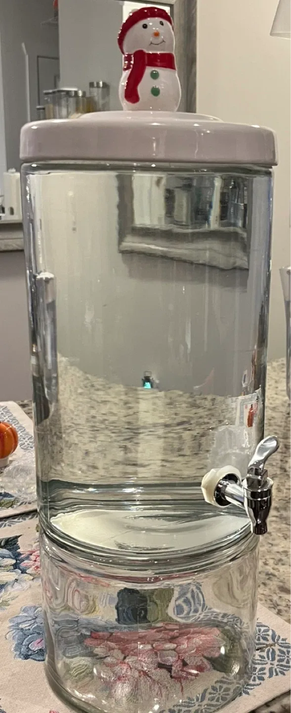 Glass Beverage Dispenser with Spigot image indicator(3)