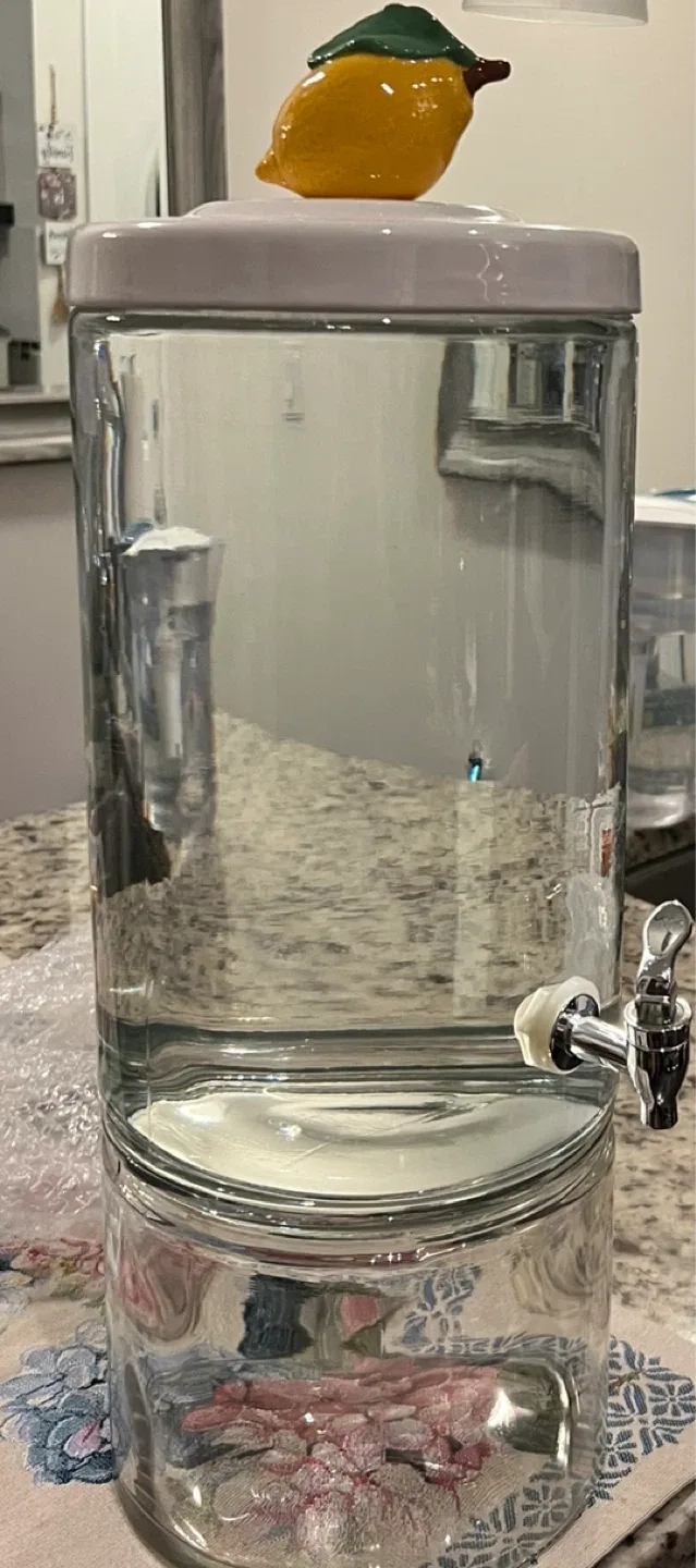 Glass Beverage Dispenser with Spigot image indicator(2)