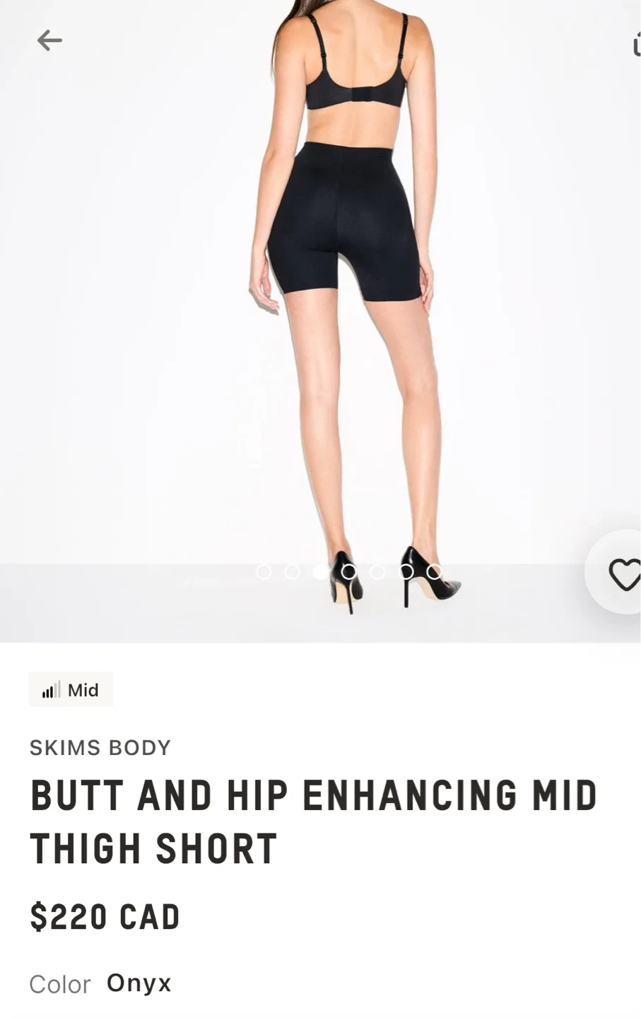 SKIMS Body Butt and Hip Enhancing Mid Thigh Short - L image indicator(9)