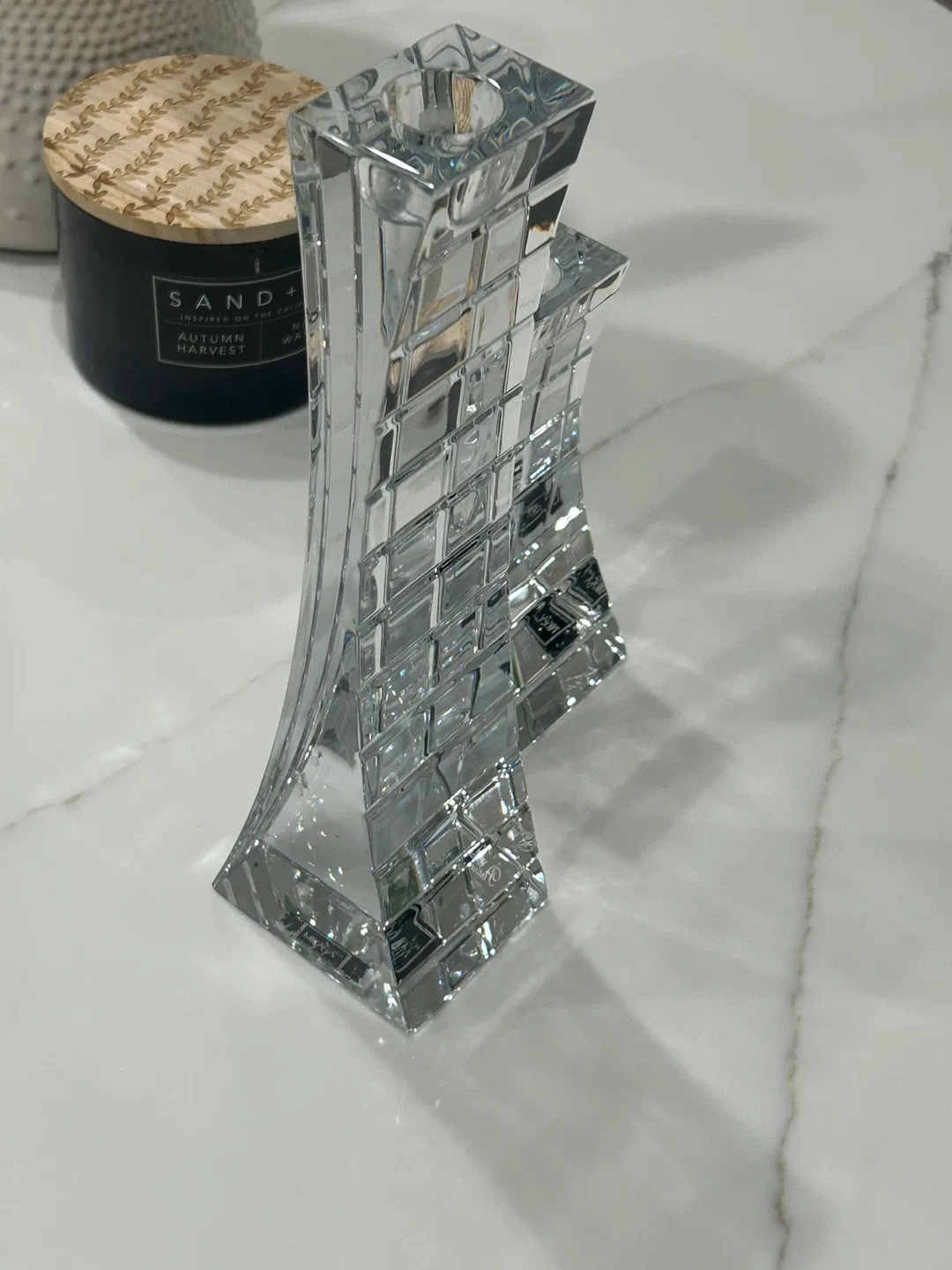 Mikasa Platinum Crystal Candlestick Holder image indicator(2)