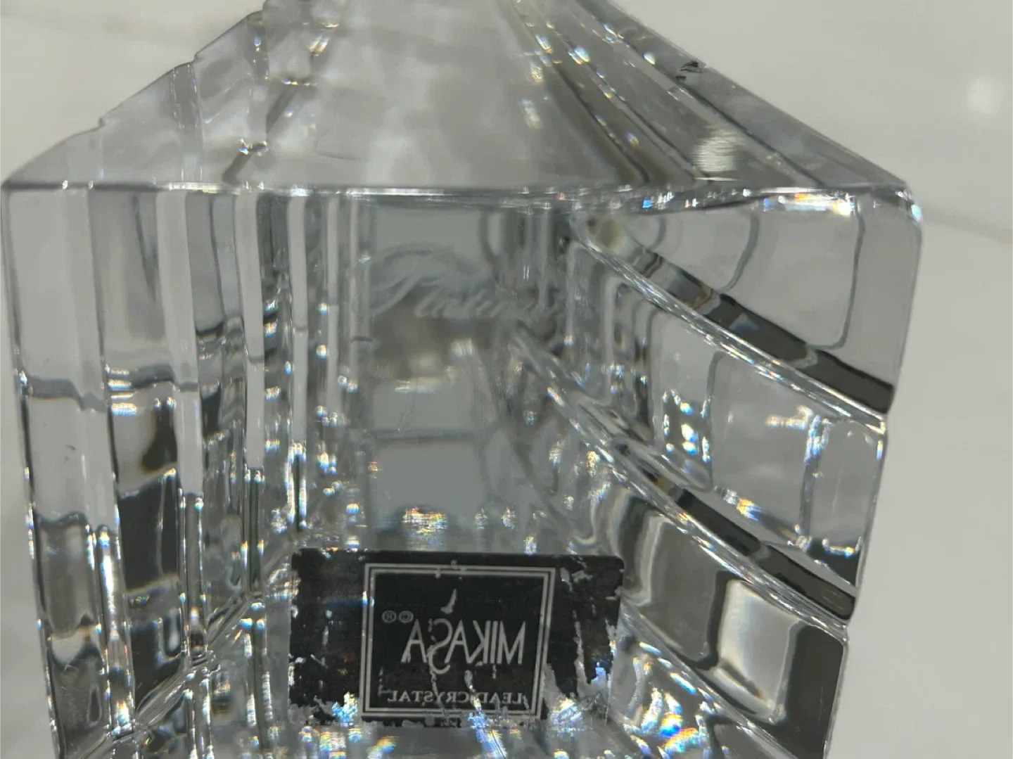 Mikasa Platinum Crystal Candlestick Holder image indicator(3)