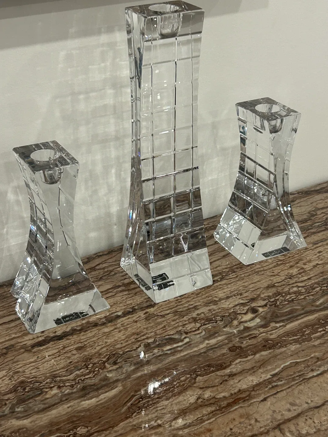 Mikasa Platinum Crystal Candlestick Holder image indicator(4)