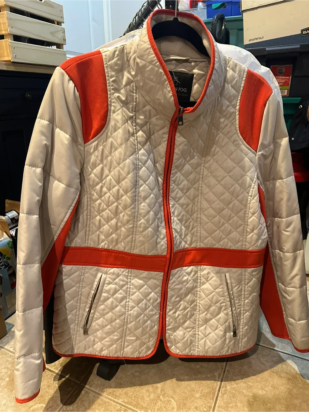 London Fog Quilted Jacket - Size L thumbnail