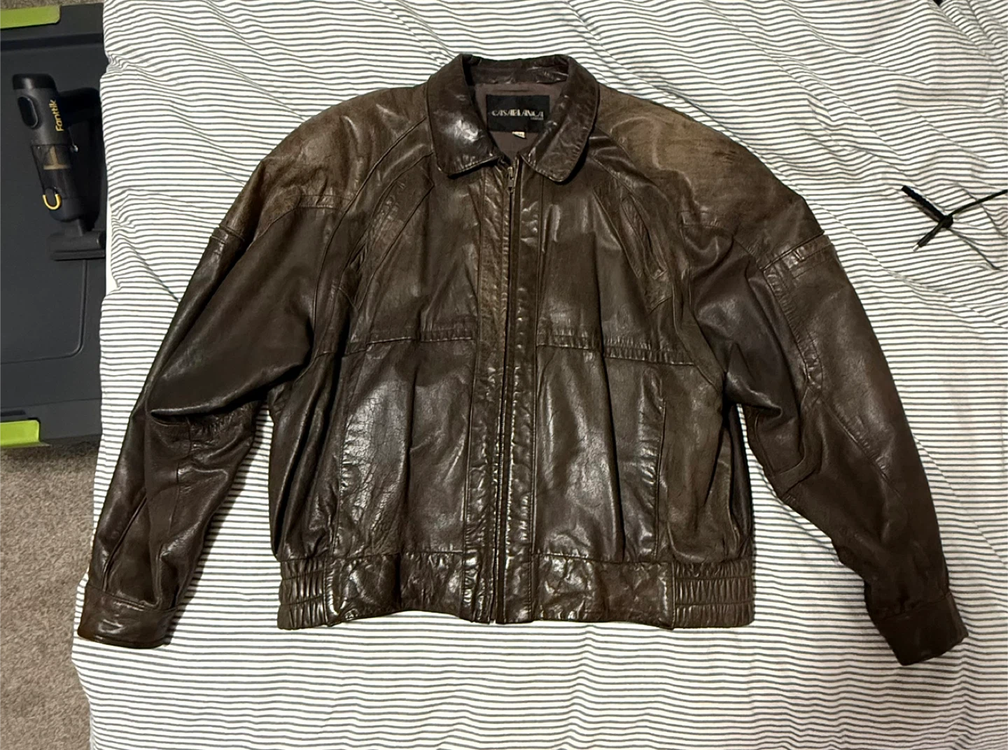 Casablanca Brown Leather Jacket