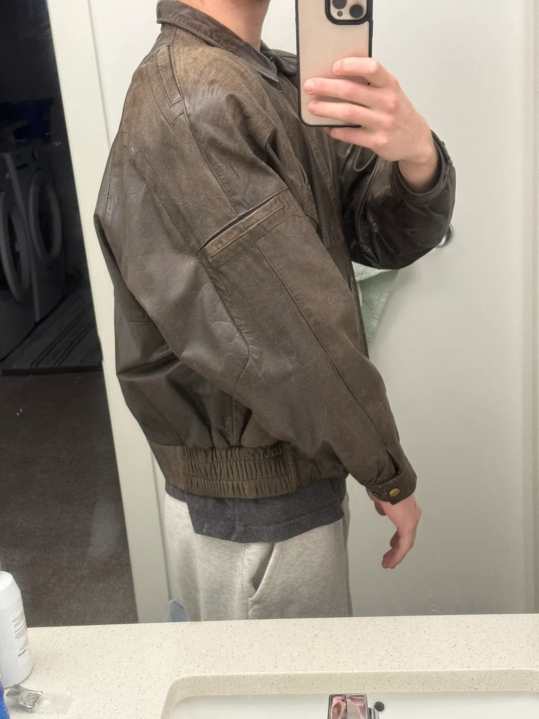 Casablanca Brown Leather Jacket image indicator(6)