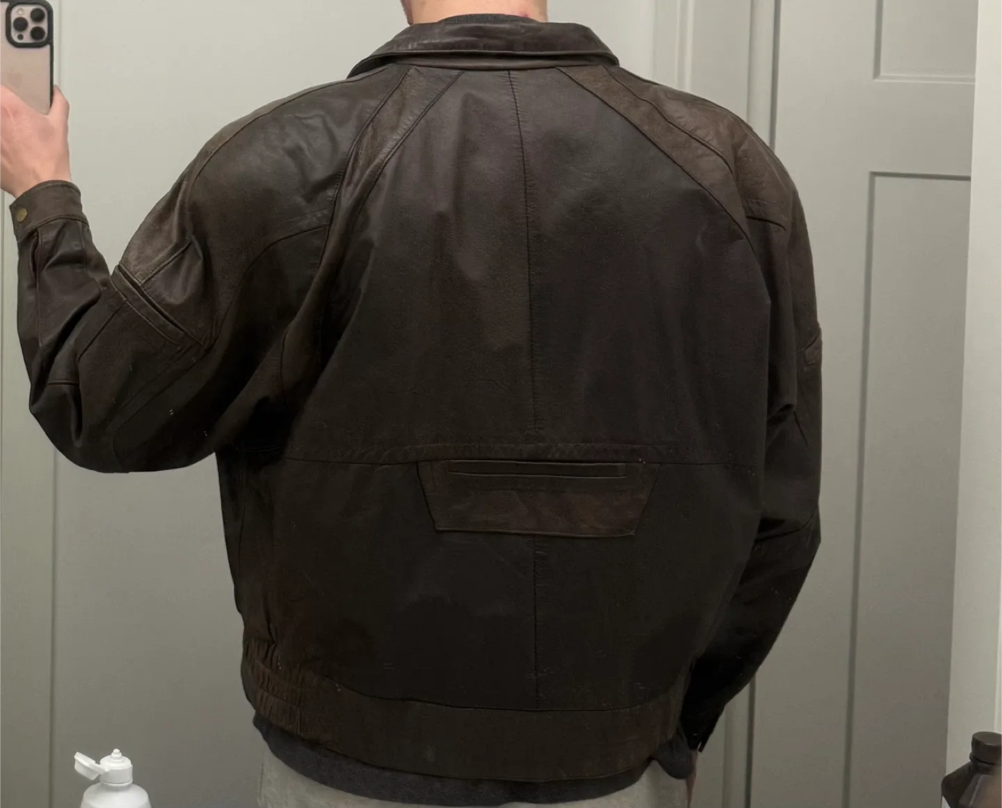 Casablanca Brown Leather Jacket image indicator(7)