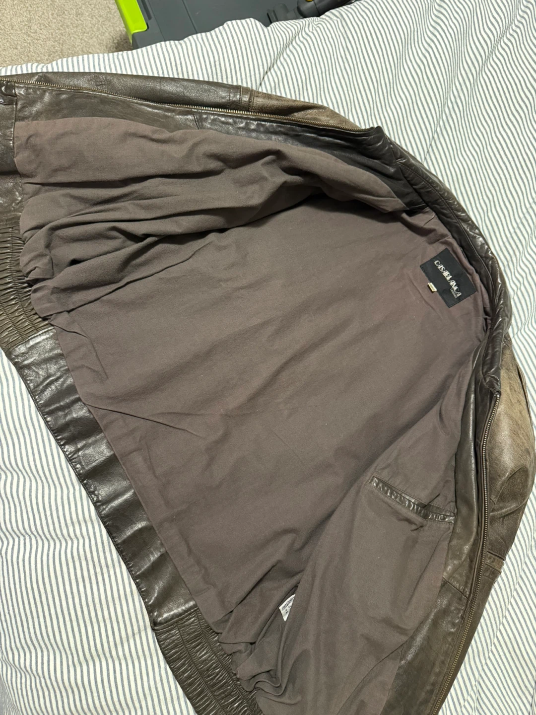 Casablanca Brown Leather Jacket - photo 4