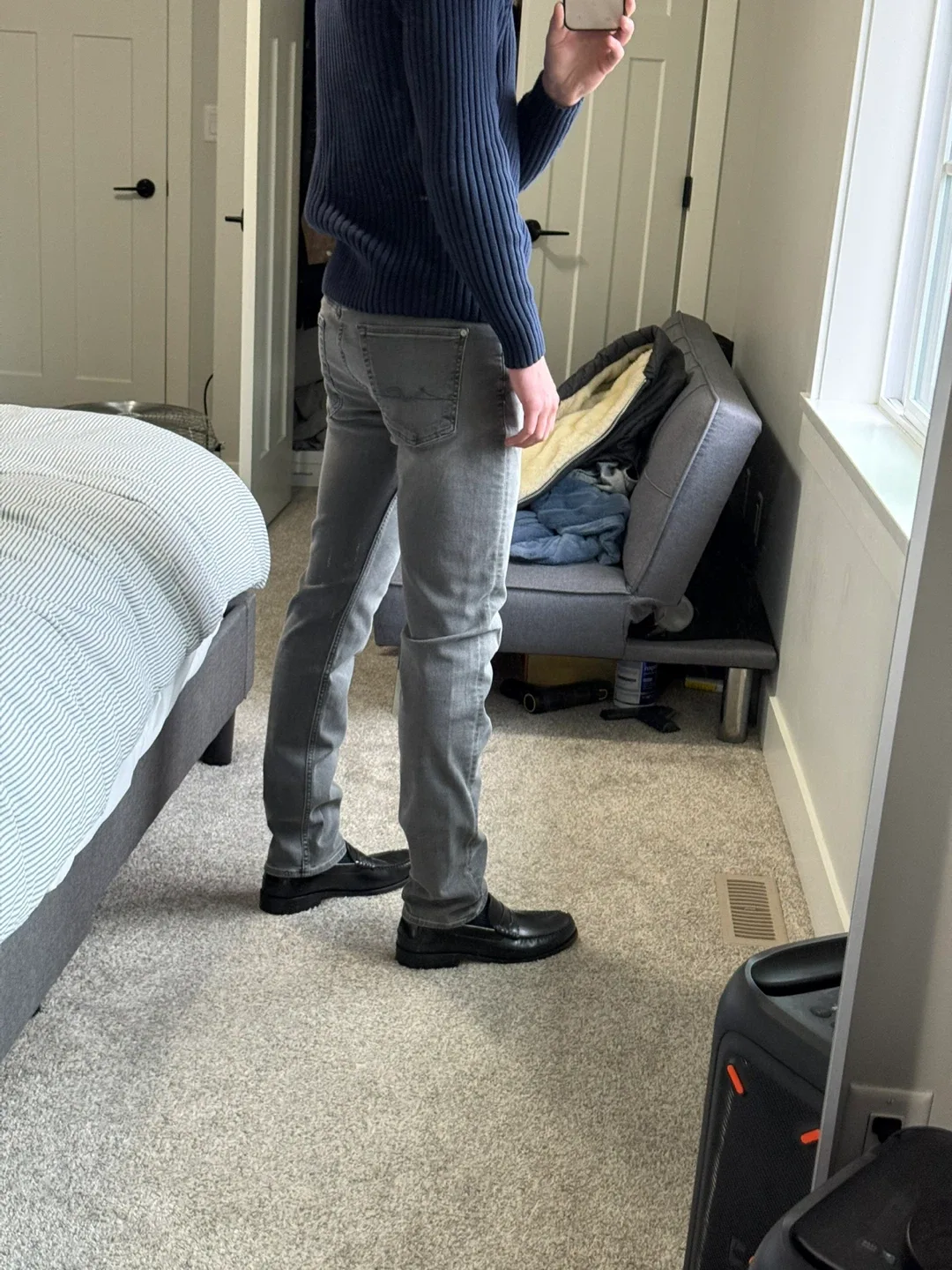 7 For All Mankind Slimmy Jeans, Grey image indicator(8)