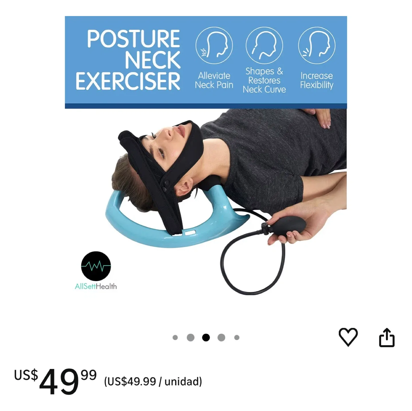 AllSettHealth Posture Neck Exerciser