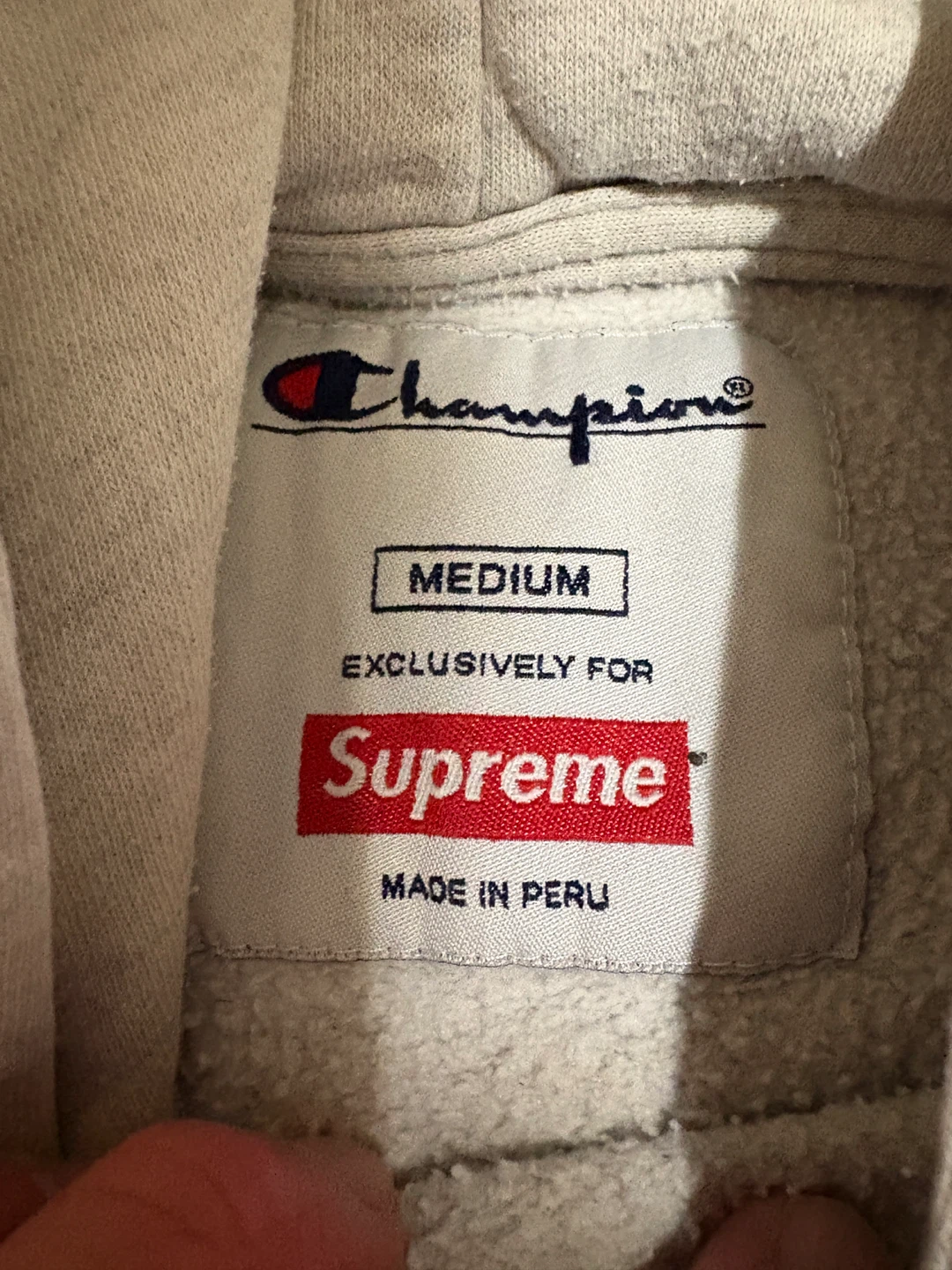 Supreme x Champion Hoodie - Size Medium - photo 4