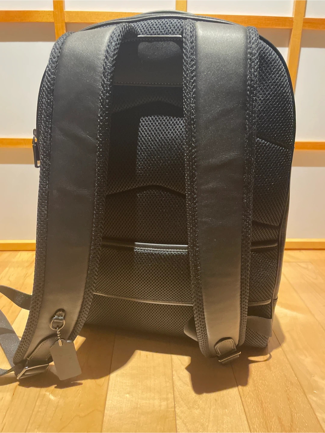 Coach Black Leather Backpack - photo 2