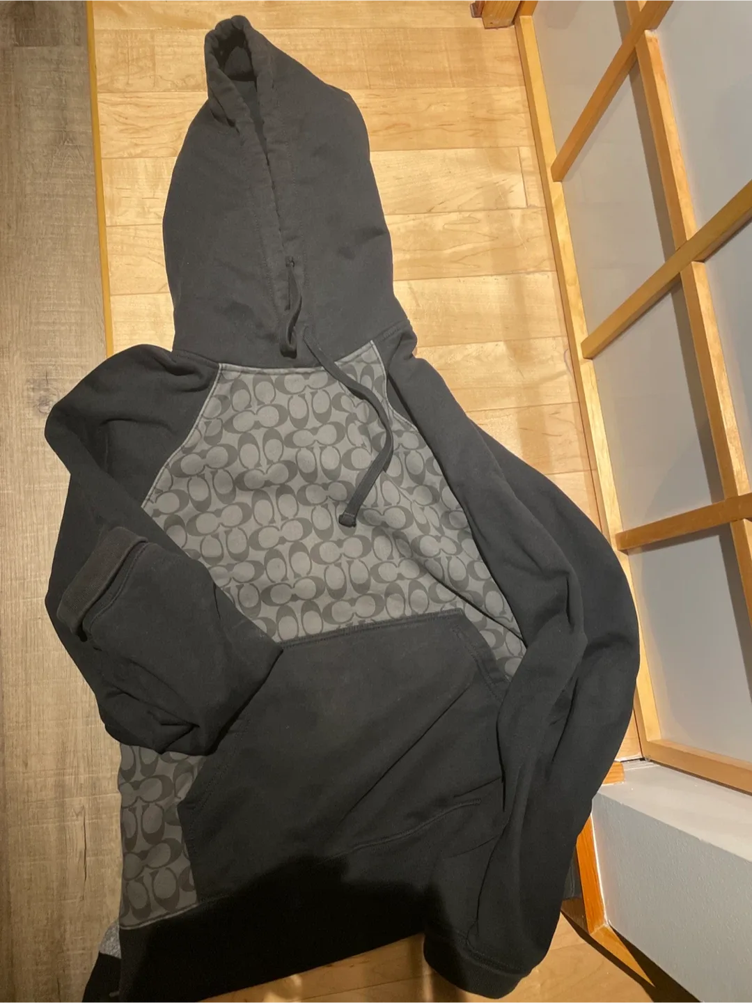 Coach Black Hoodie thumbnail