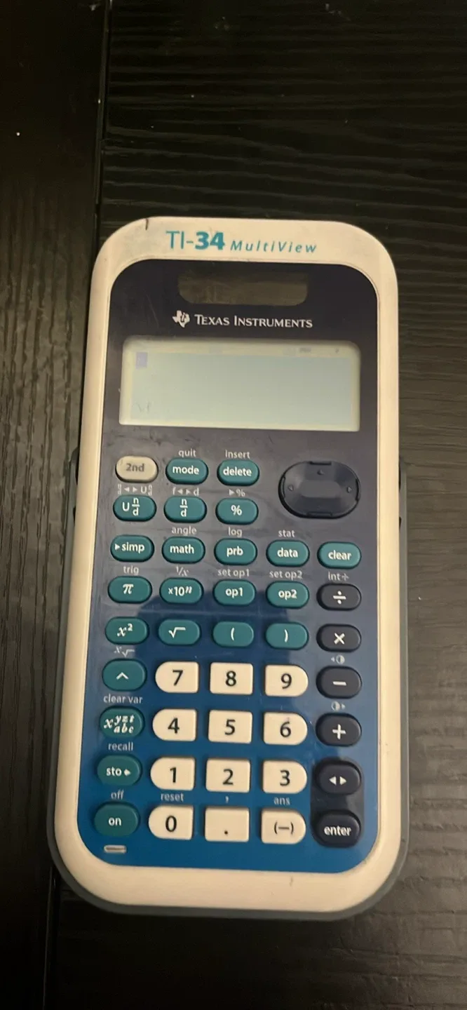Texas Instruments TI-34 MultiView Calculator image indicator(3)