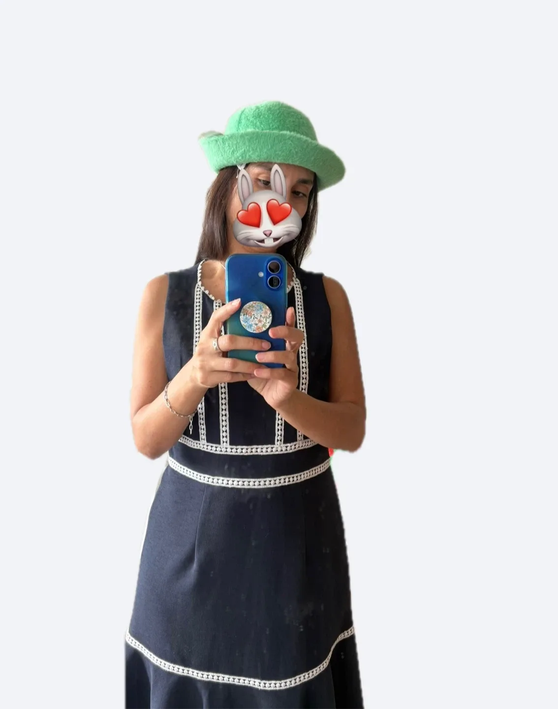 Wool Mint Green Fuzzy Bucket Hat image indicator(9)