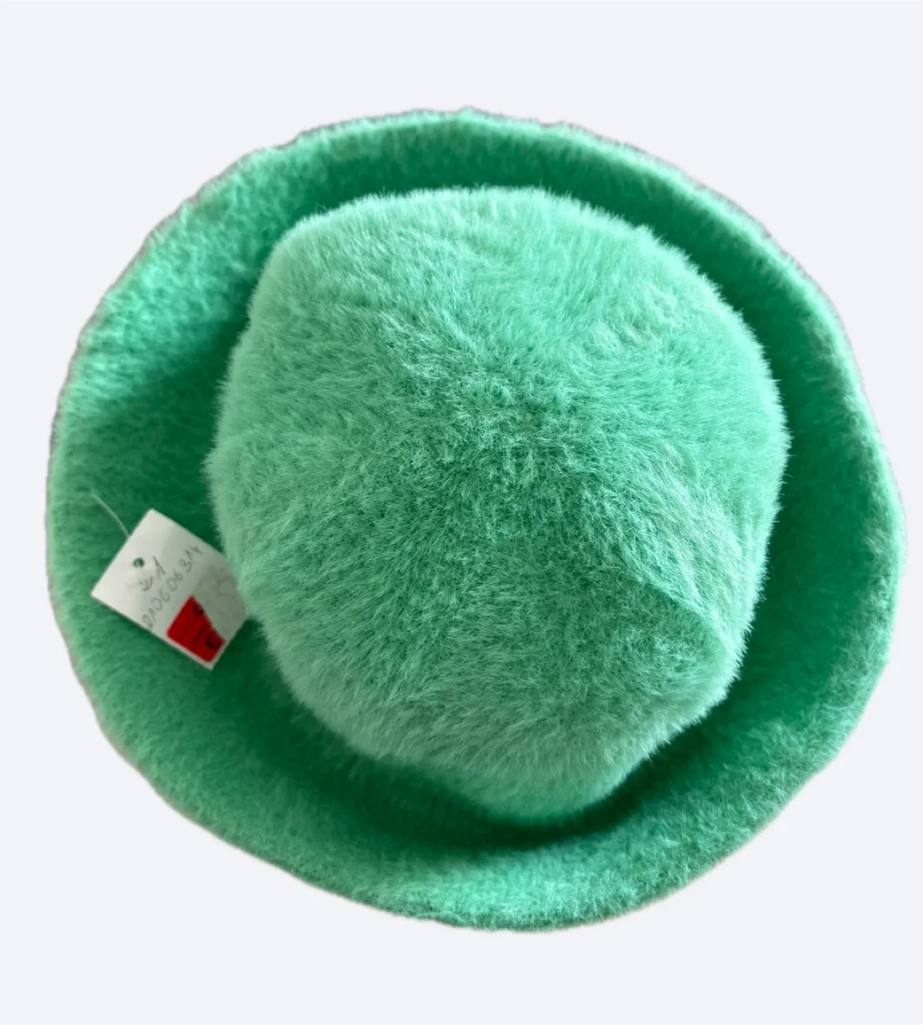 Wool Mint Green Fuzzy Bucket Hat image indicator(8)