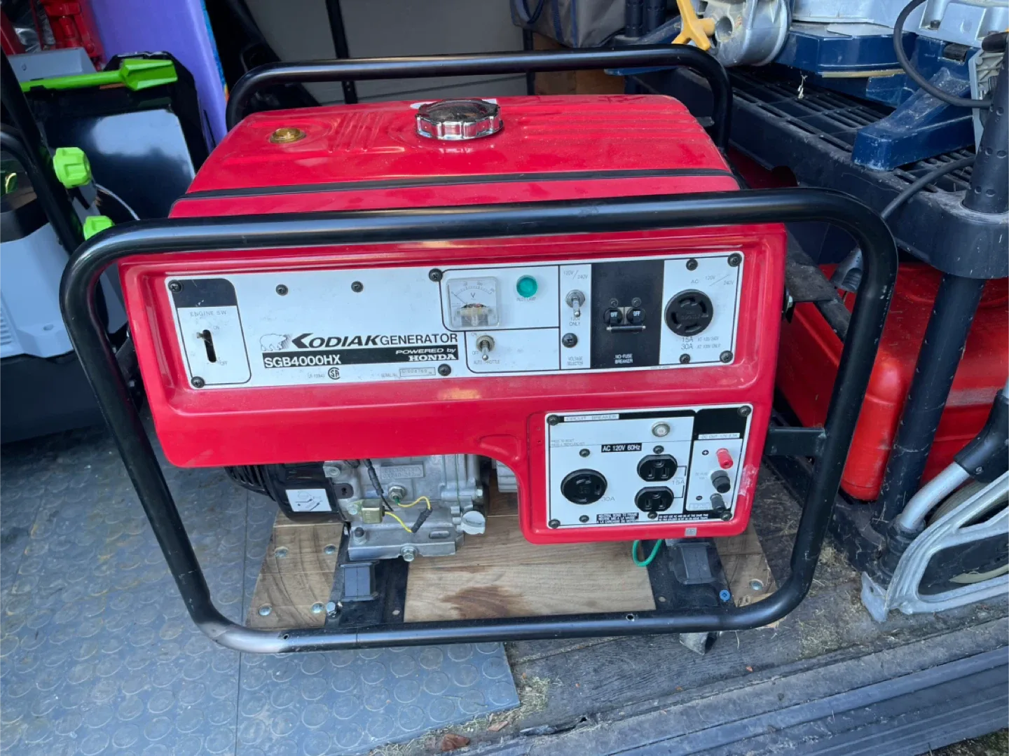 Honda Kodiak Generator SGB4000HX image indicator(3)