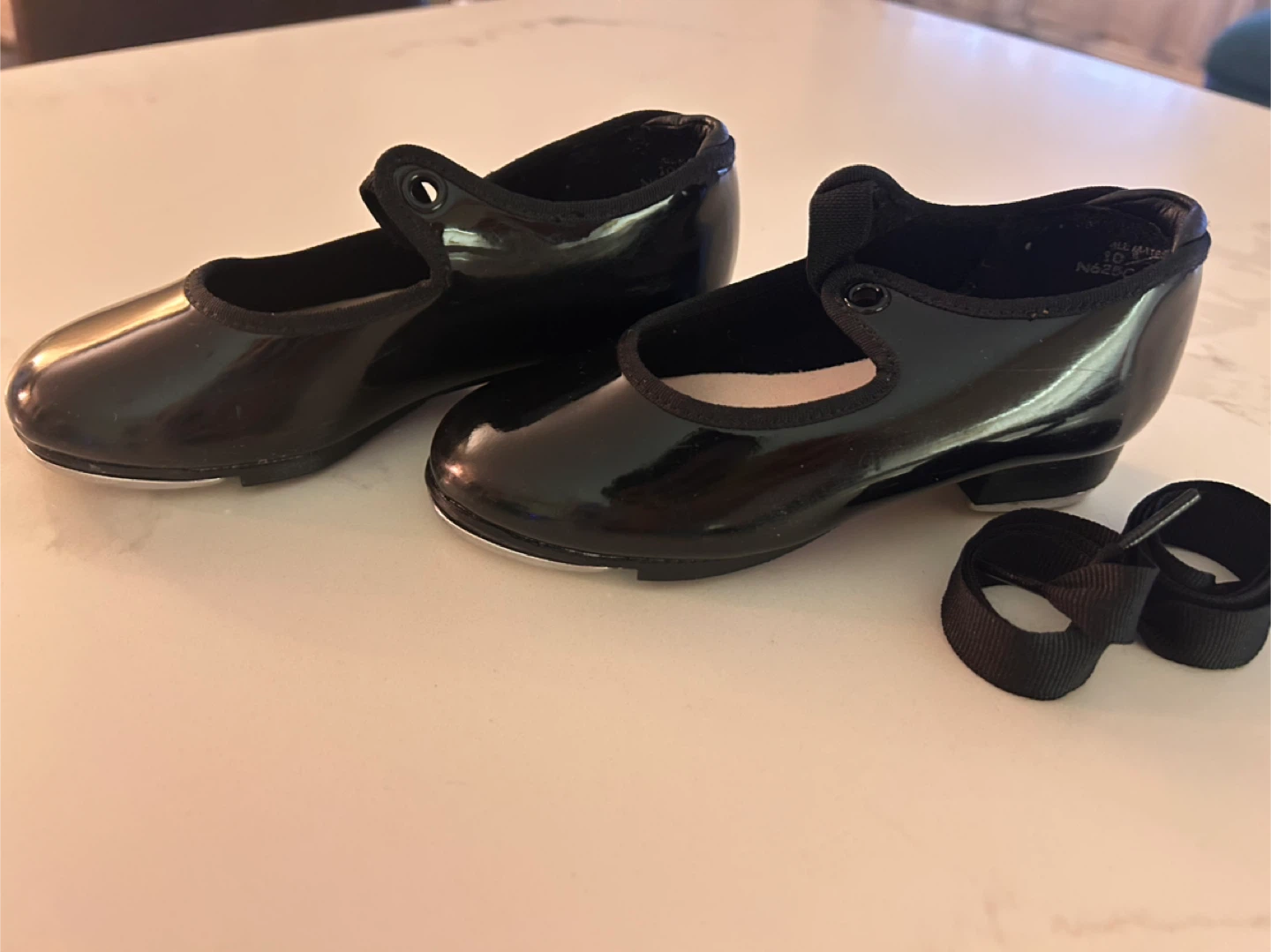 Capezio Black Tap Shoes Size 10 1/2