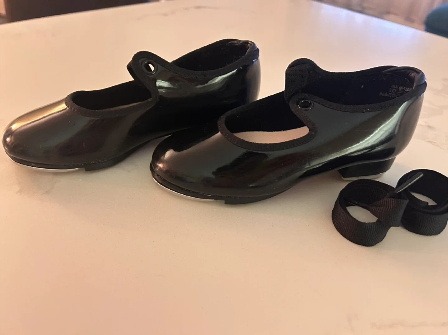 Capezio Black Tap Shoes Size 10 1/2