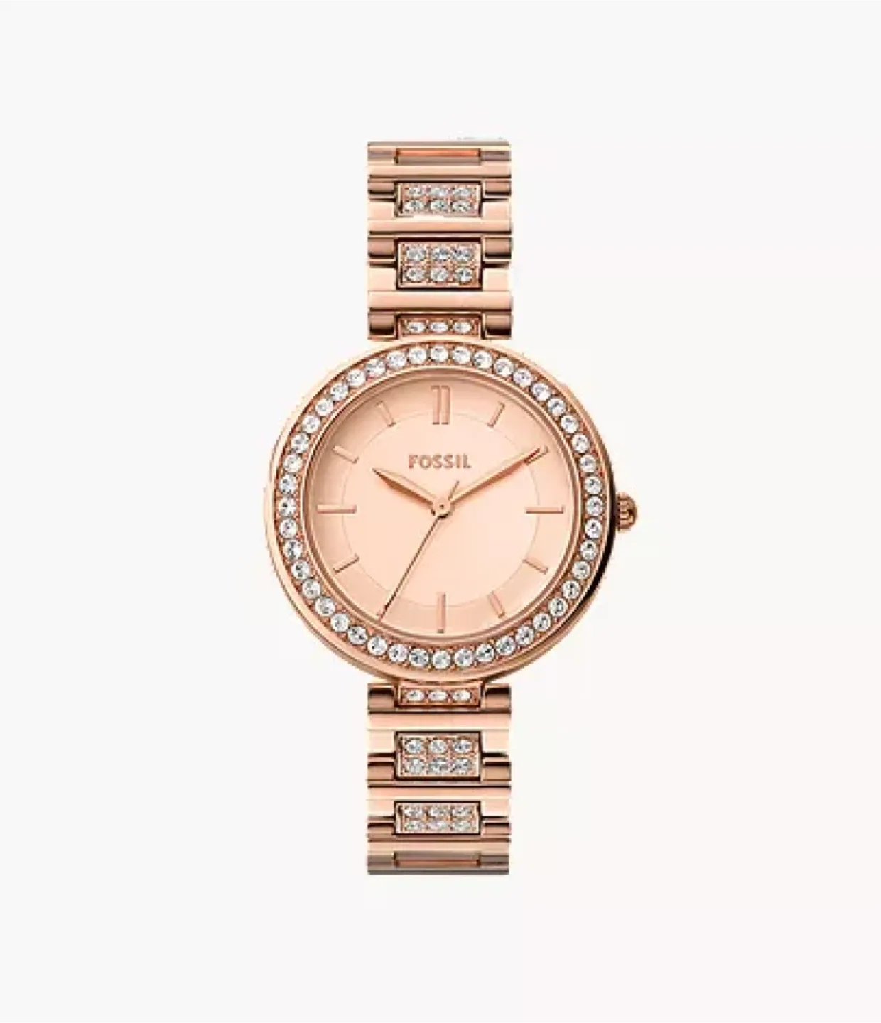 Fossil Rose Gold-Tone Stainless Steel Watch thumbnail