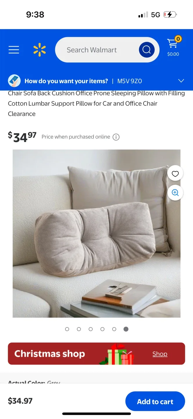 Lumbar Support Pillow for Car & Office Chair