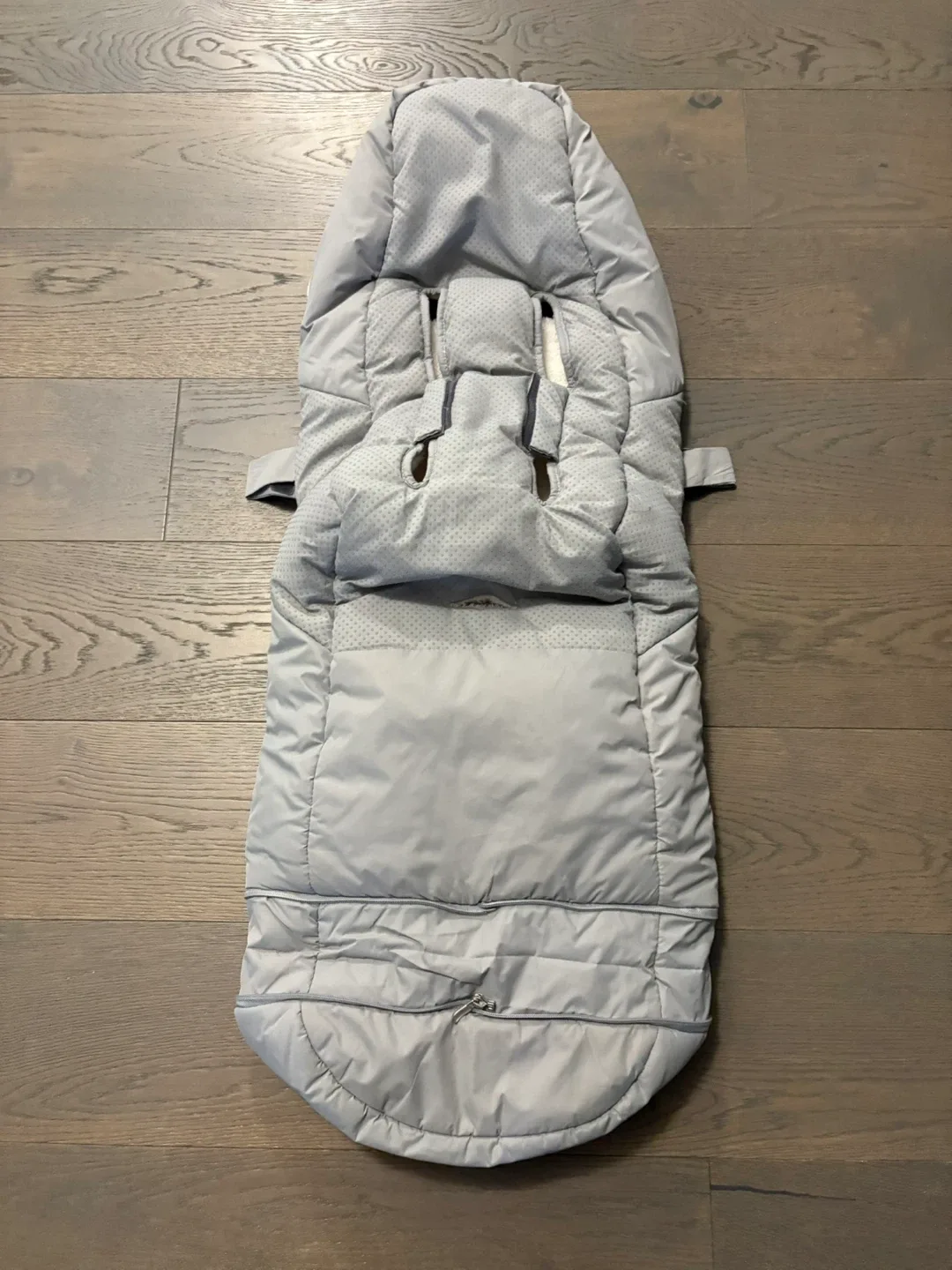 Uppababy gray warm Sherpa cozy ganoosh price firm ret $289 image indicator(3)