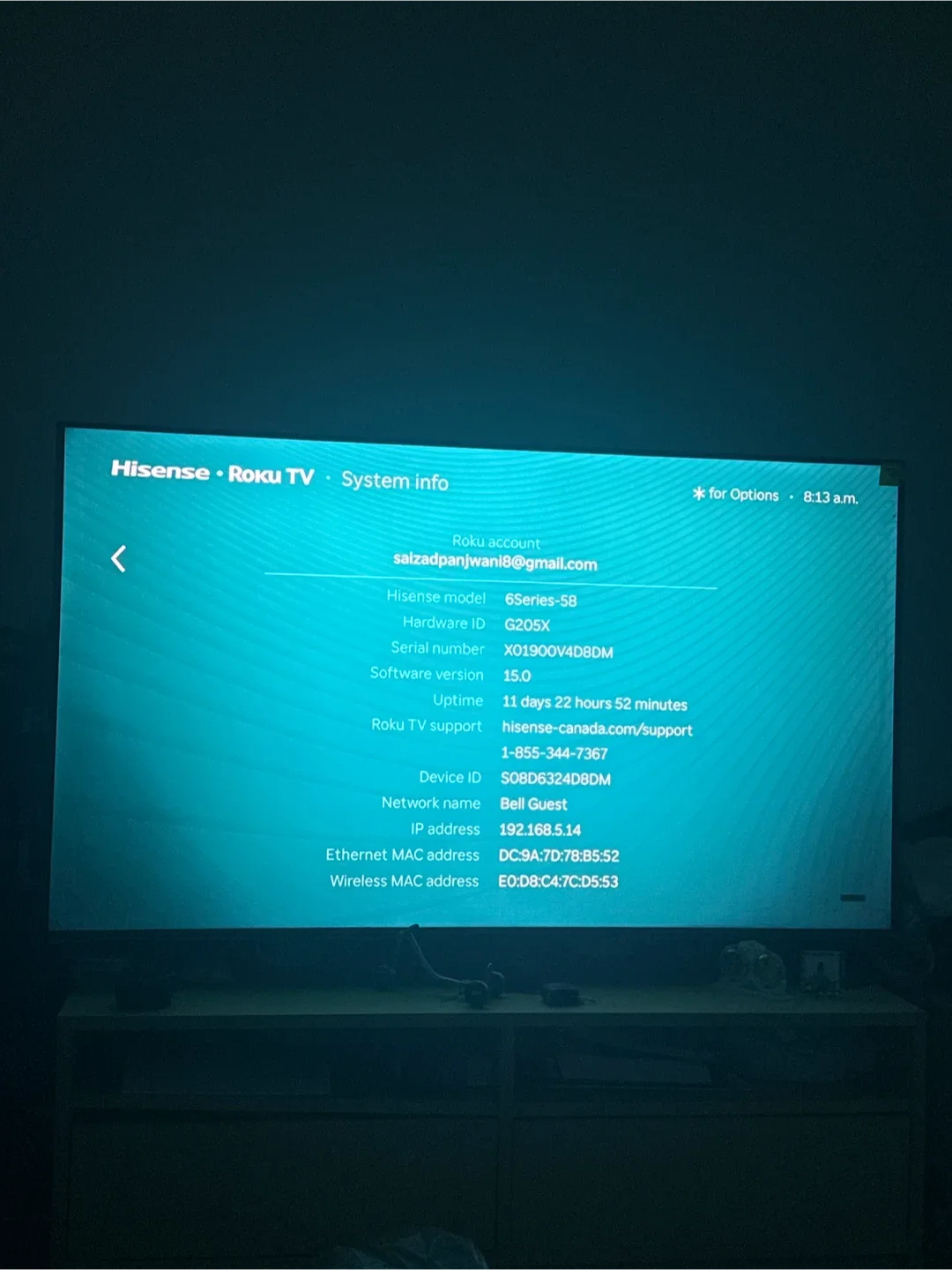 Hisense 6Series-58 Roku TV