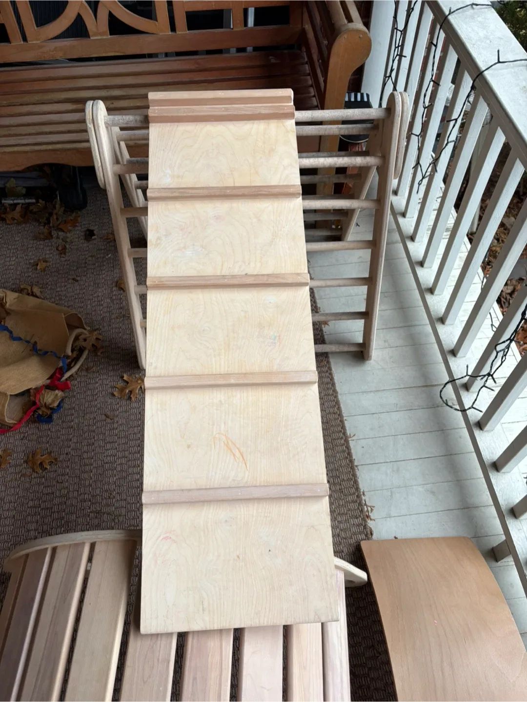 Kimboo Climbing Arch, Ramp, and Balance Board Set image indicator(6)