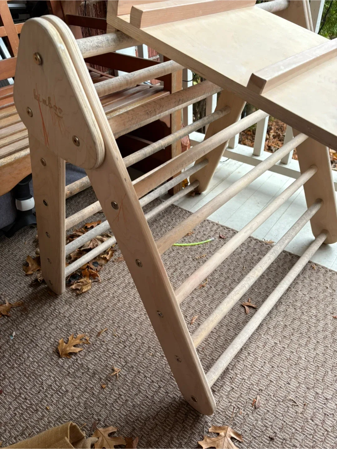 Kimboo Climbing Arch, Ramp, and Balance Board Set image indicator(7)