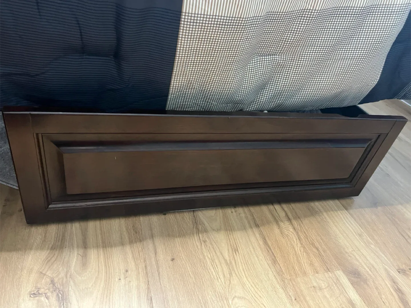 Twin XL Bed Frame, 2 Drawers, mattress is free image indicator(3)