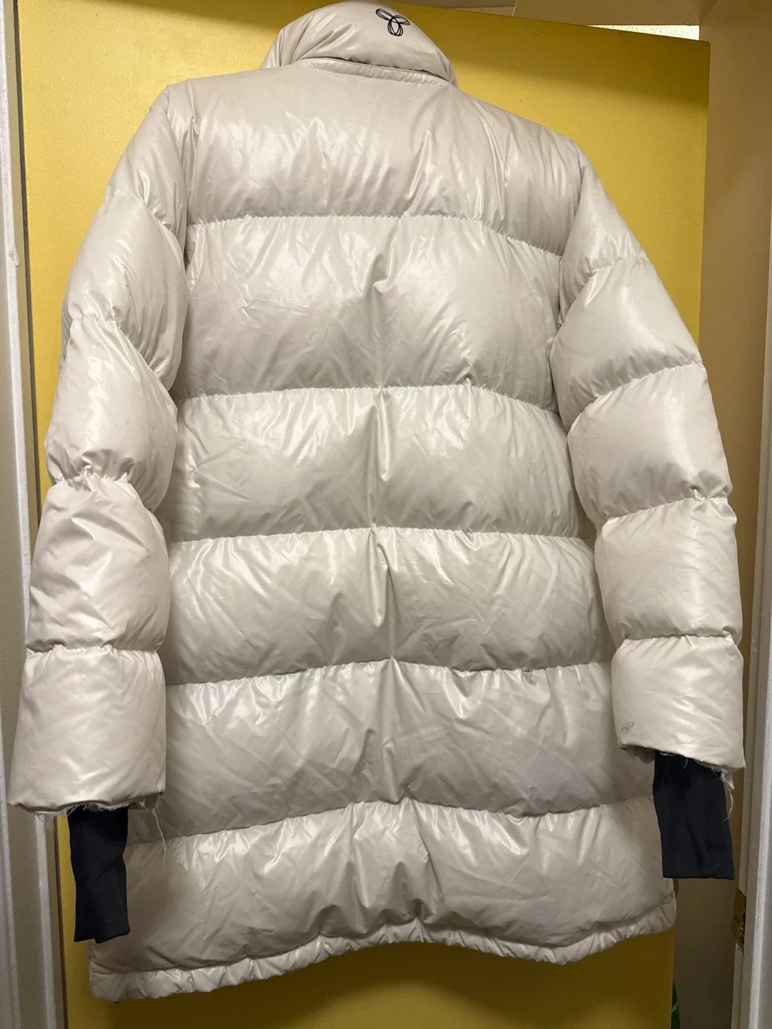 Aritzia White Puffer Jacket image indicator(4)