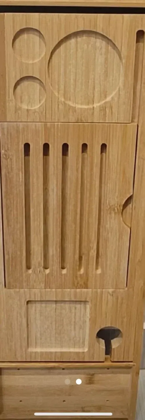 Christina's gift- New Bath Caddy Tray - Bamboo image indicator(2)