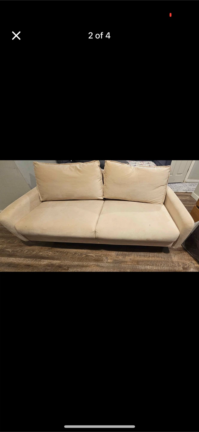 Small couch . Ground level pick up - photo 2