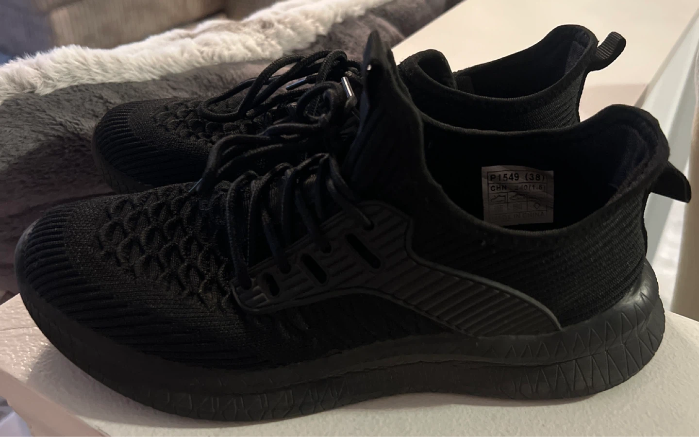 Black Running Shoes - Size 7.5 - photo 2