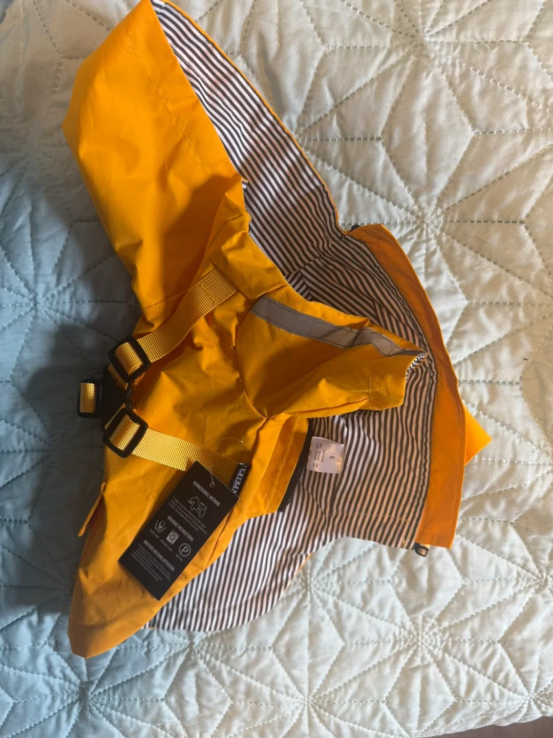 RC Pets Yellow Rain Coat -for small dogs image indicator(3)