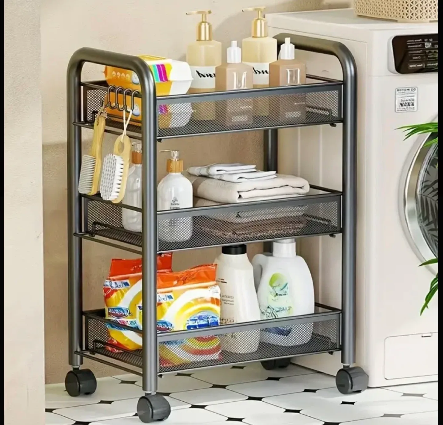 3 layer Rolling Utility Cart (BRAND NEW IN BOX) image indicator(5)