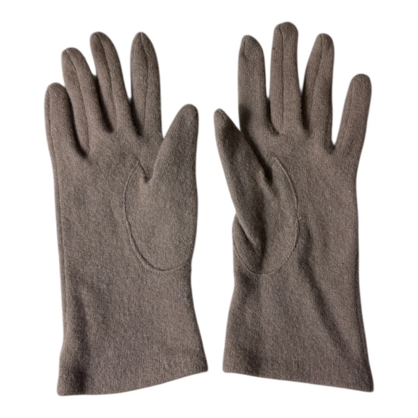 Vintage T. Eaton Co Ltd Brown Lambswool Angora Blend Gloves image indicator(3)