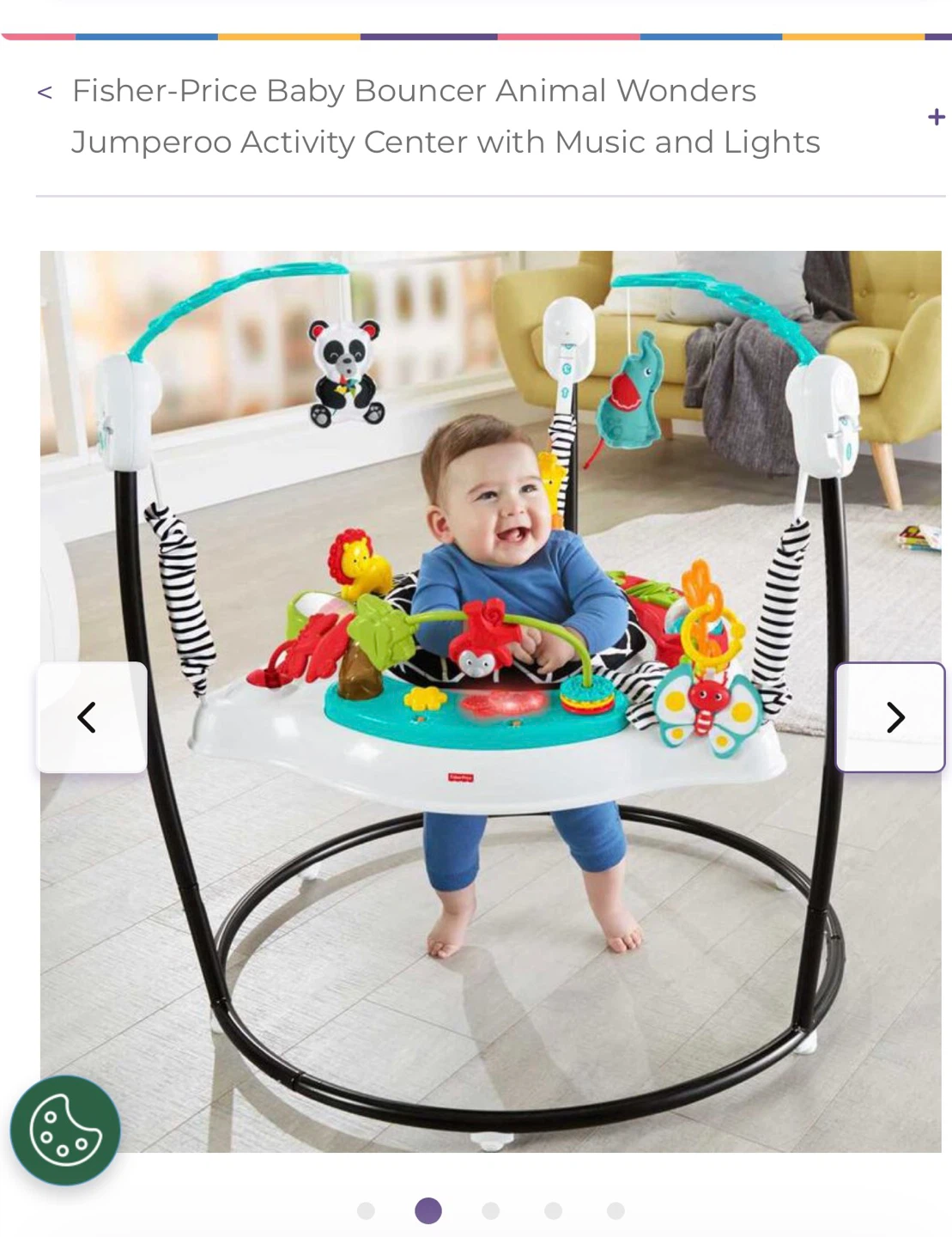 Fisher-Price Baby Bouncer Animal Wonders Jumperoo