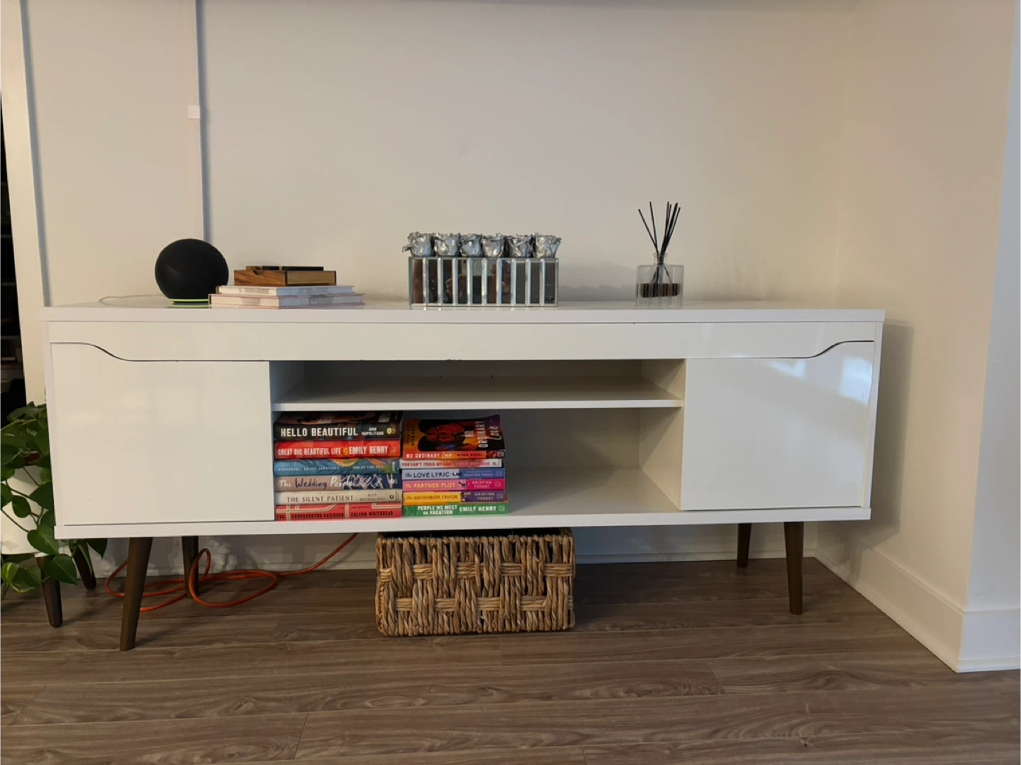 White TV Stand