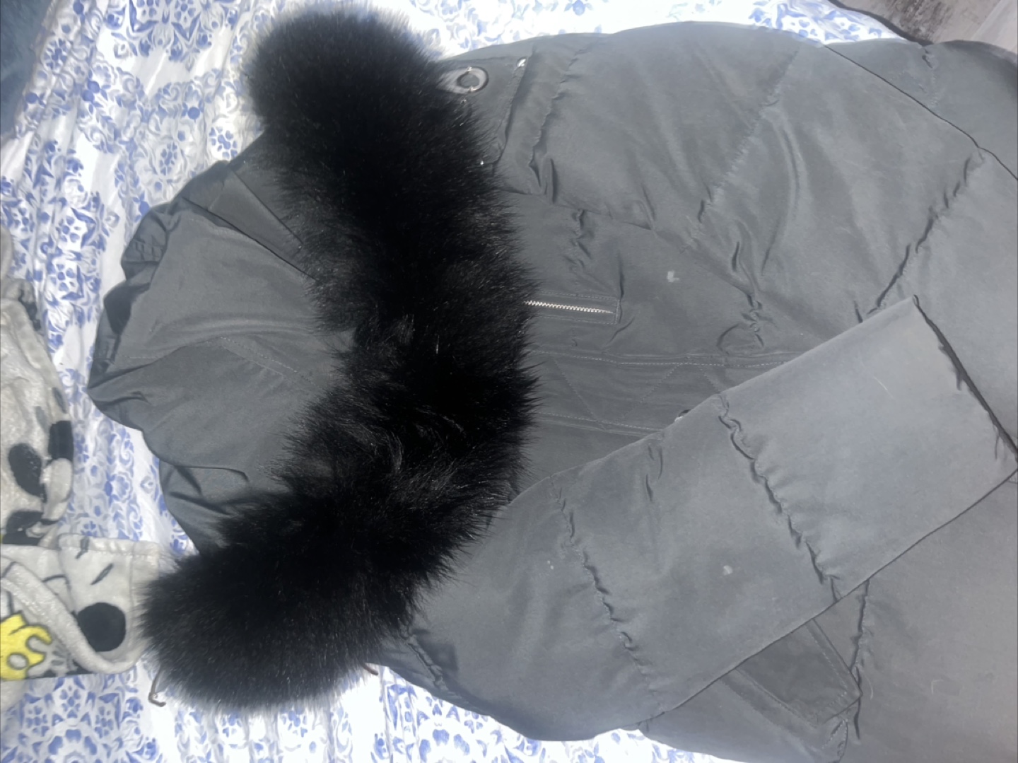 Moose Knuckles Black Down Puffer Jacket