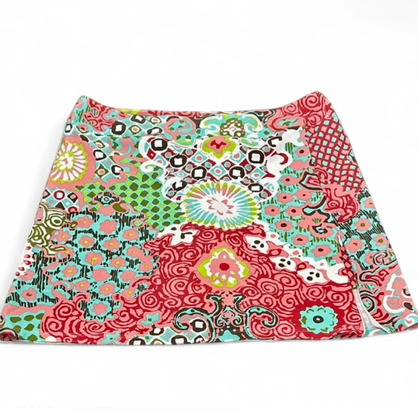 NWOT JUDE CONNALLY Colourful Abstract Skort Mini Skirt image indicator(4)