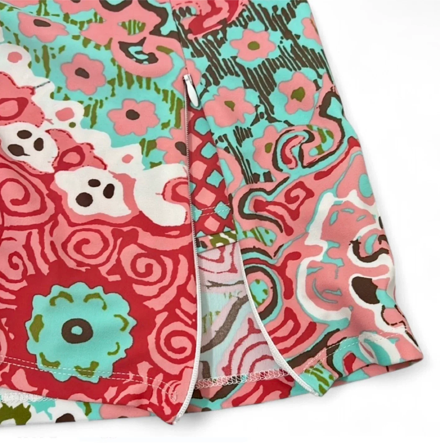 NWOT JUDE CONNALLY Colourful Abstract Skort Mini Skirt image indicator(2)