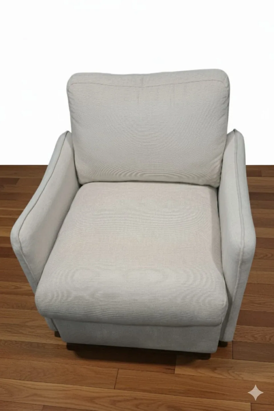 Cream Swivel Glider Chair image indicator(3)