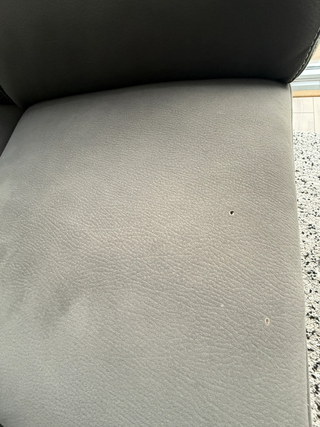 Grey Sectional Sofa Bed with Ottoman- Needs Repair - photo 4